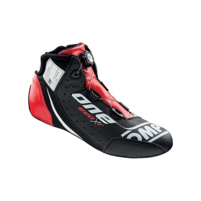 Omp One Evo X R Shoes Black/Silver/Red - Size 46 (Fia 8856-2018) 1
