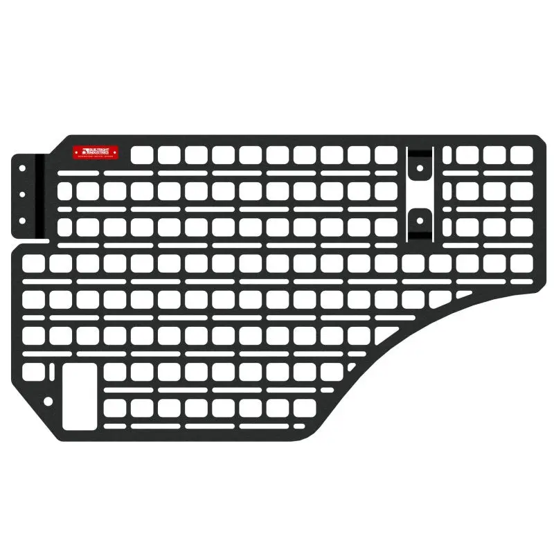 Builtright Industries 2019+ Ram 1500 Any Bed Bedside Rack System - Driver Rear Panel 1