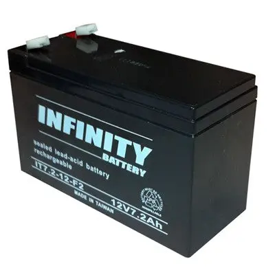 12 Volt - 7.2Ah Rechargeable Sla Battery - F2 Terminals (Bt-12V7.2F2) 1