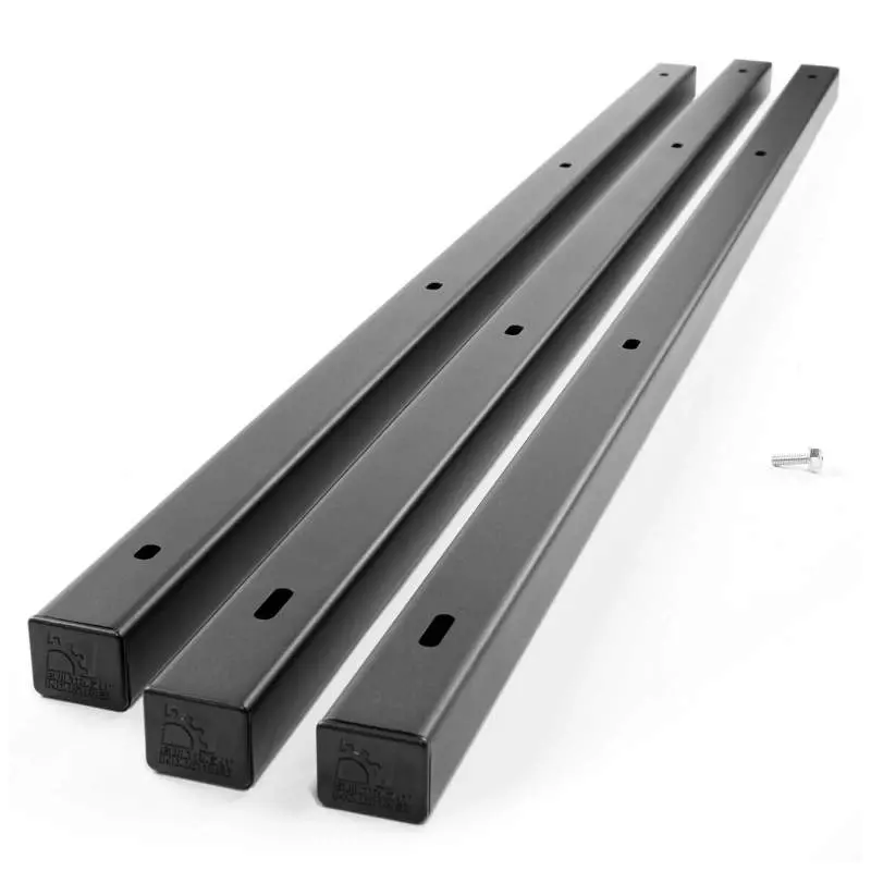 Builtright Industries 2020+ Jeep Gladiator Utility Rail System - 3Pc Kit 1