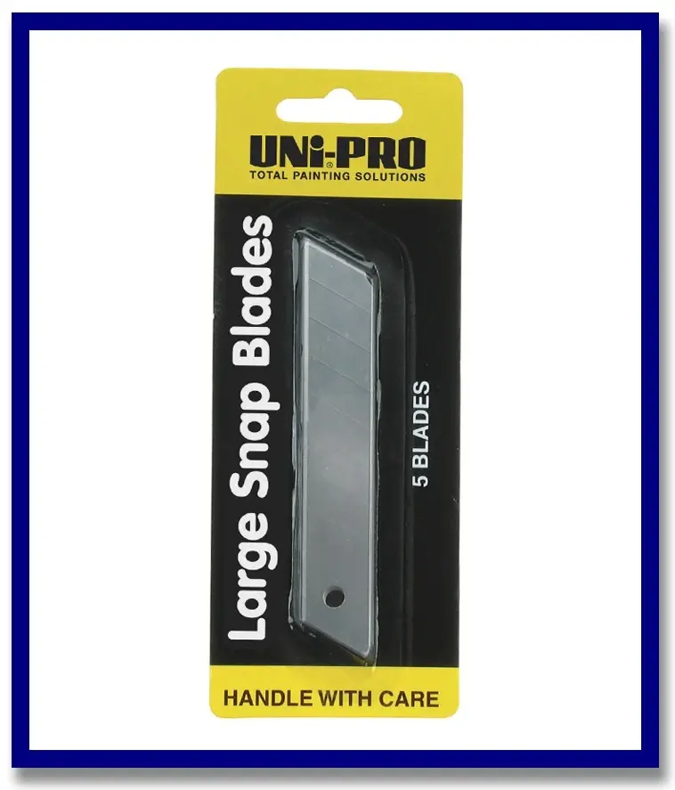 Uni-Pro Large Snap Blade Knife Replacement Blades Only (5 Pcs) 1
