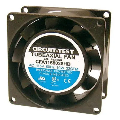 Fan 115Vac, 80Mm X 38Mm, 32 Cfm, Ball Bearing (Cfa1158038hb) 1
