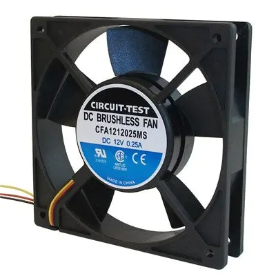 Fan 12Vdc, 120Mm X 25Mm, 74 Cfm, Sleeve Bearing (Cfa1212025ms) 1