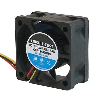 Fan 12Vdc, 40Mm X 20Mm, 7.09 Cfm, Sleeve Bearing (Cfa124020ms) 1