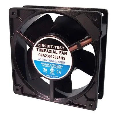 Fan 230Vac, 120Mm X 38Mm, 92/105 Cfm, Sleeve Bearing (Cfa23012038hs) 1