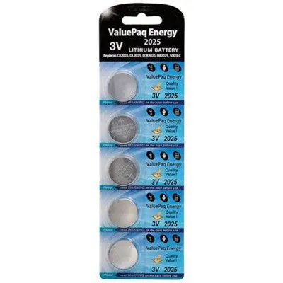 Lithium Coin 3V 5Pcs (Cr2025-5) 1