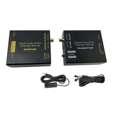 Digital Audio Cat5e/Cat6 Extender With Ir Kit (Cva722) 1
