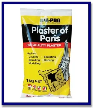 Uni-Pro Plaster Of Paris (Molding Plaster) - 1 Bag 1