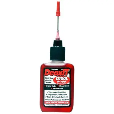 Deoxit® D-Series 100% - Red Liquid , Needle Dispenser, 25Ml (D100l-25C) 1