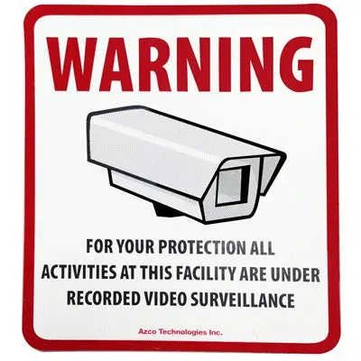 Alarm Decal - Video (Decal3) 1
