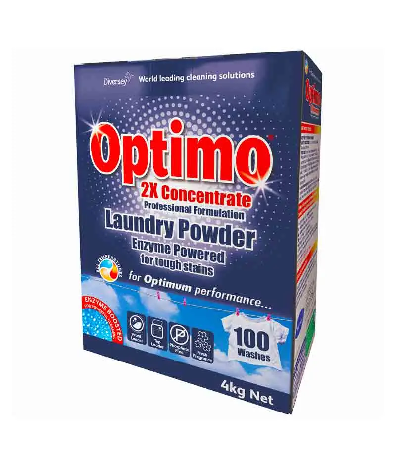 Diversey Optimo 2X Concentrate Laundry Powder 4Kg 1