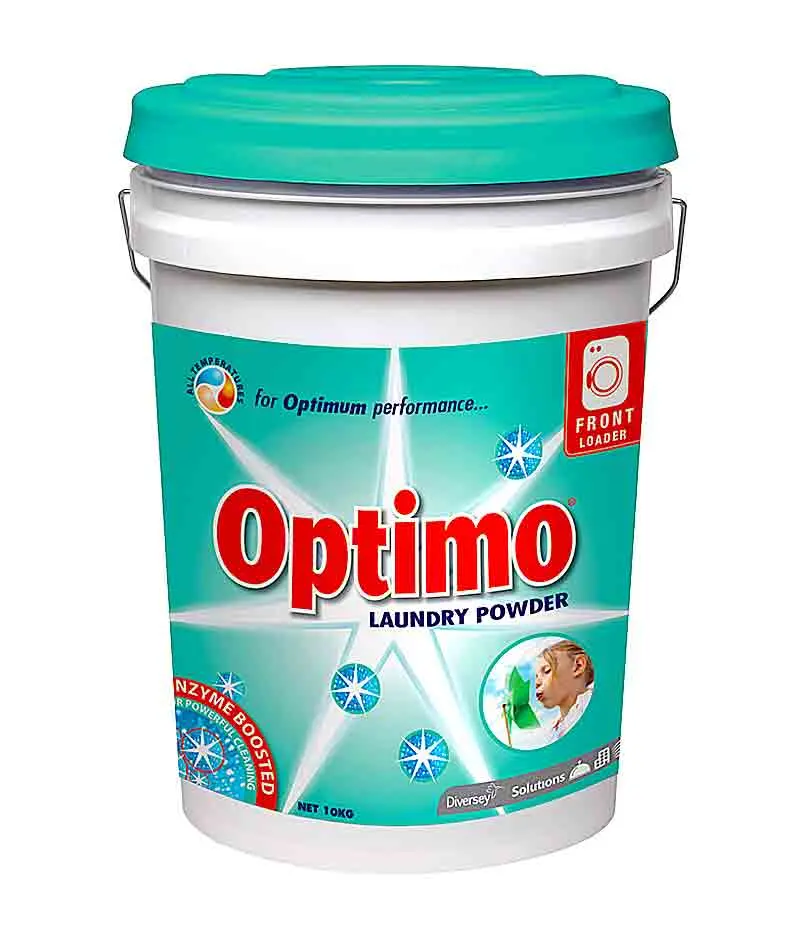 Diversey Optimo Front Loader Laundry Powder - Bucket 10Kg 1