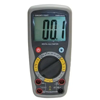 Digital Multimeter - Large Lcd, Manual Ranging, Cat Iv (Dmr-6600) 1
