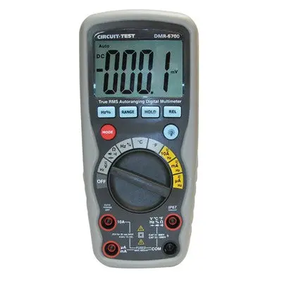 Digital Multimeter - Industrial, True Rms, 4000 Count, Cat Iv (Dmr-6700) 1