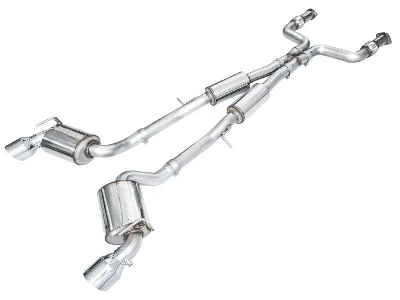 Awe 2023 Nissan Z Rz34 Rwd Touring Edition Catback Exhaust System W/ Chrome Silver Tips 1