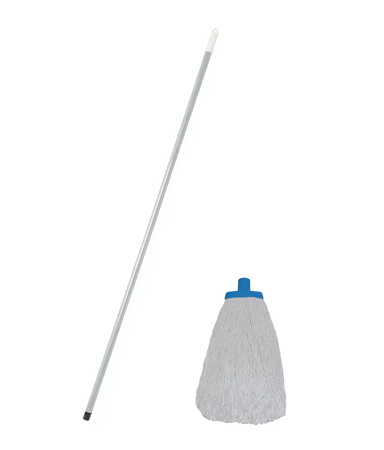 Edco Polycotton Mop Blue Plastic Ferrule - Complete- 1 Pc 1