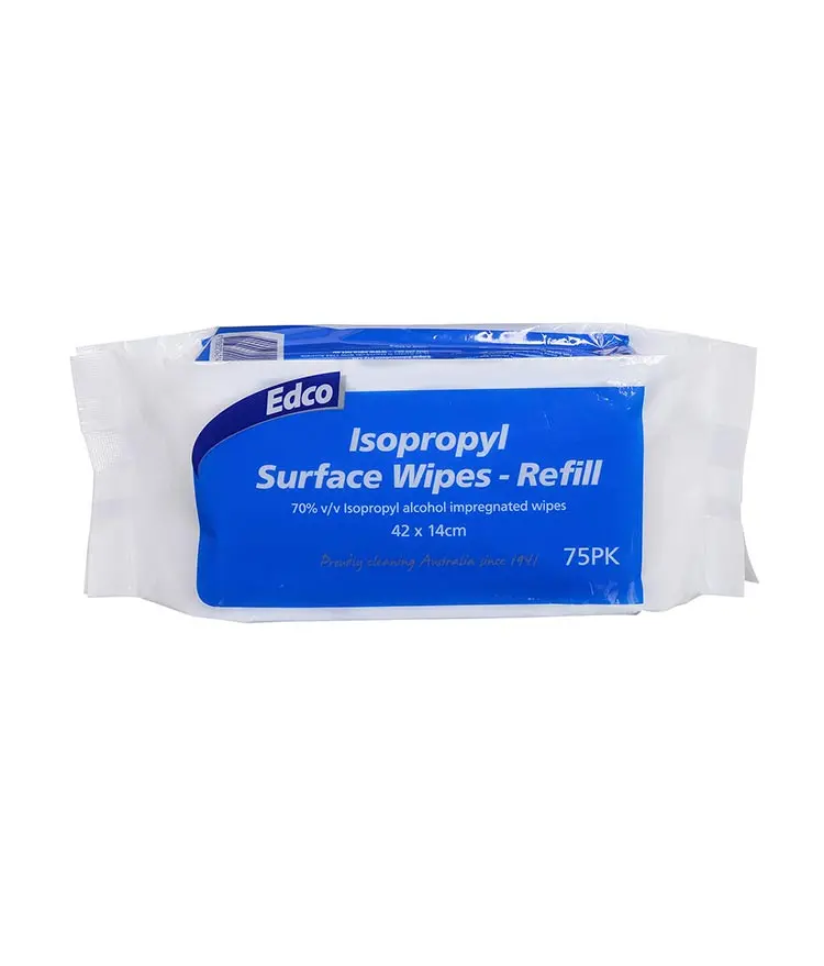 Edco Isopropyl Surface Wipes Refill 75/Pack - 1 Pack 1