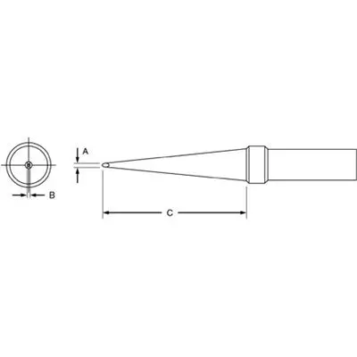 Tip For Wes51/D51 - Screwdriver 1/32" Long Nose (Etu) 1
