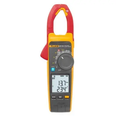 Non-Contact Voltage True-Rms Ac/Dc Clamp Meter With Iflex (Flk-377Fc) 1