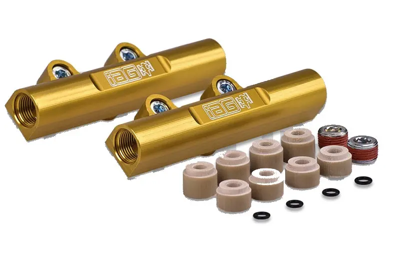 Iag Performance V3 Gold Top Feed Fuel Rails For 2002-2014 Wrx / 2007+ Sti / 2008-2012 Legacy Gt / 2006-2013 Forester Xt 1