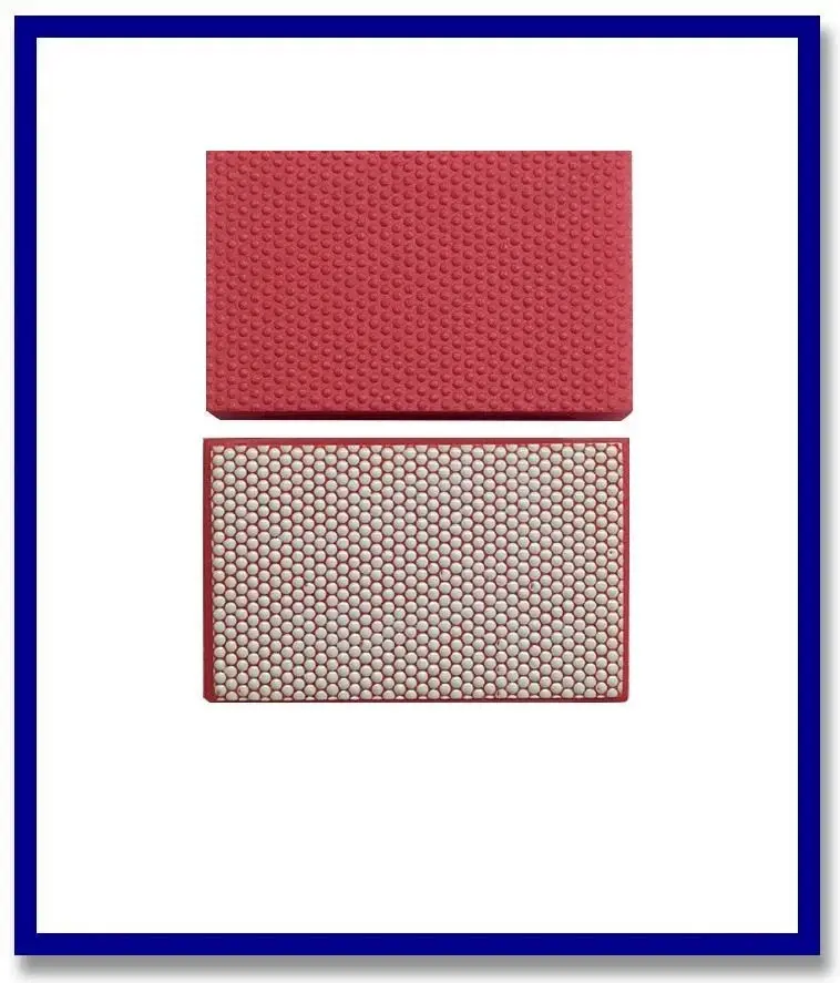 Sda Handpad 90 X 55Mm Orange # 3000 Resin Bond Flat Foam Backing 1
