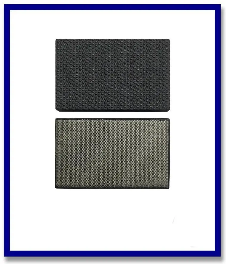 Sda Handpad 90 X 55Mm Black  # 120 Metal Bond Flat Foam Backing 1
