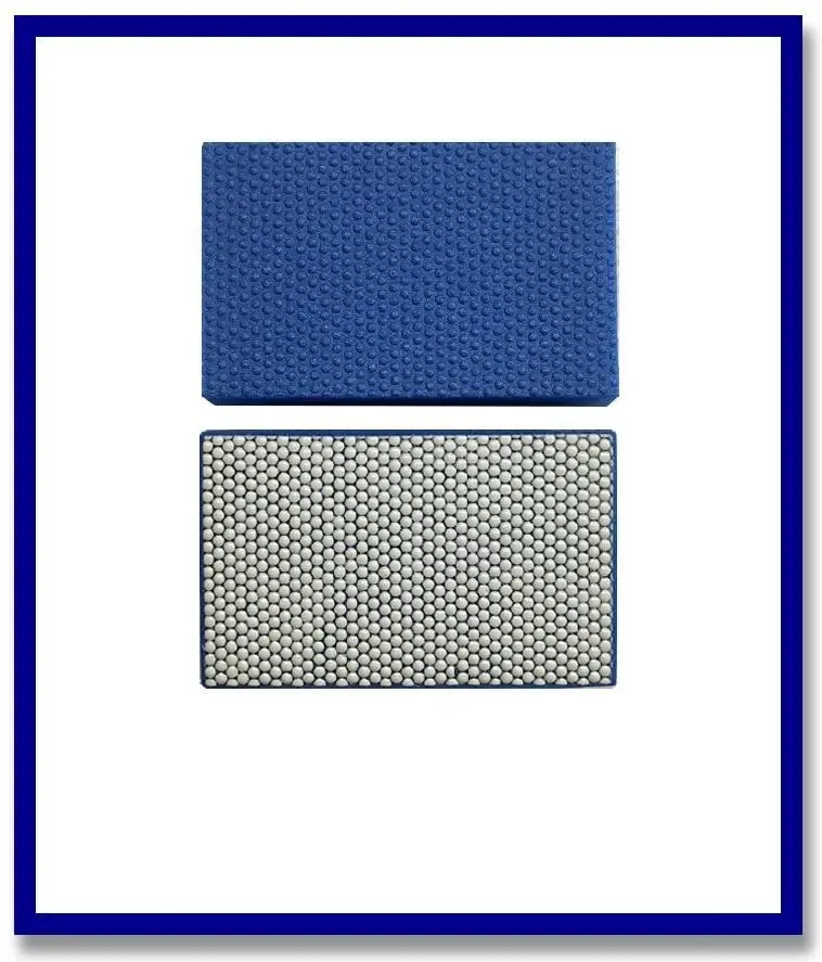 Sda Handpad 90 X 55Mm Blue # 1800 Resin Bond Flat Foam Backing 1