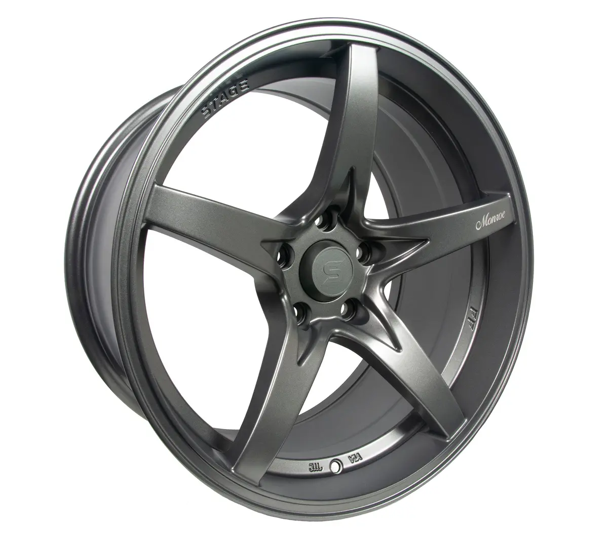 Stage Wheels Monroe 18X10 +25Mm 5X120 Cb: 74.1 Color: Matte Gun Metal 1