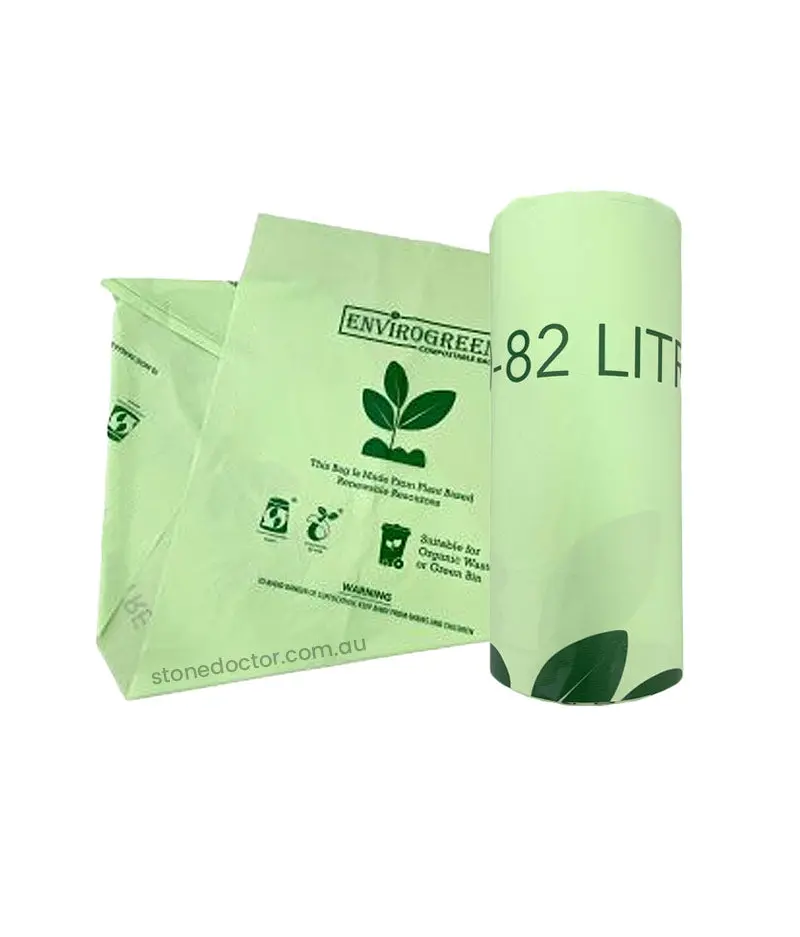 Maxvalu Heavy Duty 80-82L Compostable Starseal Bin Liner 1