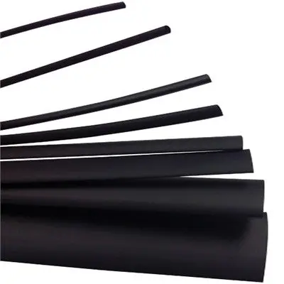 Heat Shrink 2:1 - 3/16", Black, 4Ft Length, Pkg/10 (Hs-00510) 1