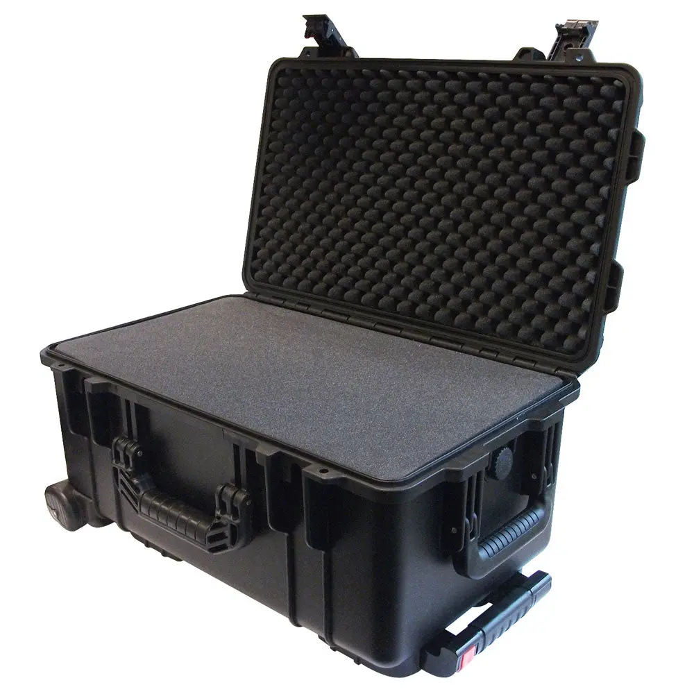 Ibex Protective Case 2500 With Foam, 22 X 14 X 11.4", Black, With Wheels (Ic-2500Bkw) 1