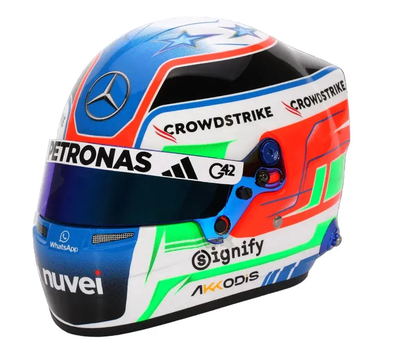 Bell Hp77 Kimi Antonelli 1:2 Scale F1 Mini Helmet | 2025 F1 Season 1