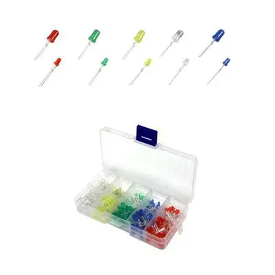 Leds Assorted Colors - 3Mm &  5Mm, 200Pcs (Kit-Led200) 1