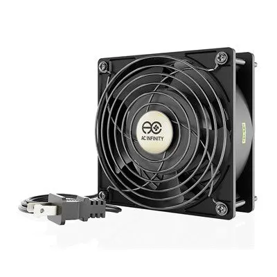 Axial Muffin Fan Kit With Power Cord, 120Vac, 120 X 38Mm, Low Speed (Ls1238a-X) 1