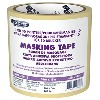 Masking Tape, 10Cm X 15M Roll (Mas100-15) 1