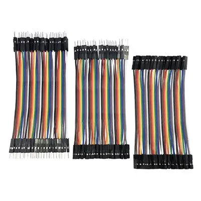 Flexible Jumper Wires - M-M, F-F, M-F, 100Mm, 120 Pcs (Mb-964) 1