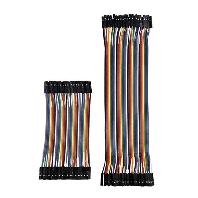 Flexible Jumper Wires - F-F, 100/200Mm, 80 Pcs (Mb-971) 1