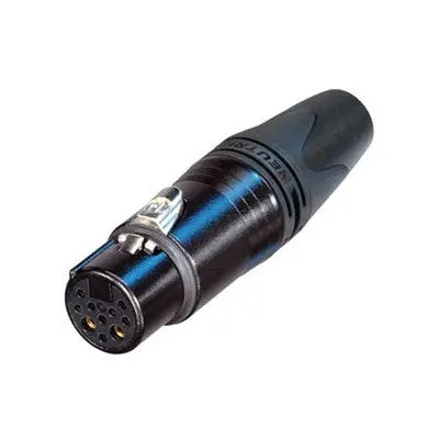 Xlr Inline - 10 Pin Female, Deluxe, Black (Nc10fxx-14-B) 1