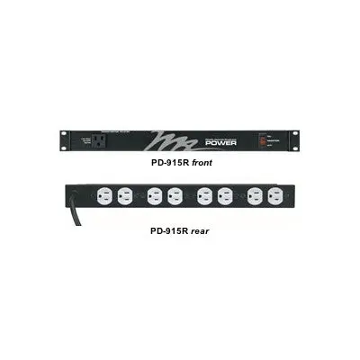 9 Outlet Power Bar (1 Front/8 Rear), 9Ft Cord (Pd-915R) 1