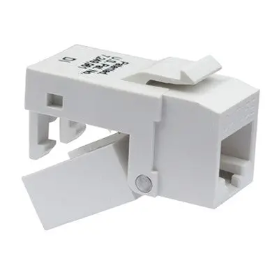 Keystone Rj45 Jack - Cat5e, White (Tool-Free), Pkg/4 (Plt-705Wh-4C) 1