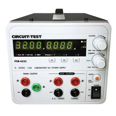 Triple Output - Linear (32Vdc/3.5A, Fixed 12Vdc @0.8A & 5 Or 3.3Vdc @0.8A), Remote Programmable (Psb-4332) 1