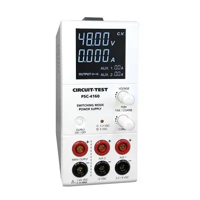 Triple Output - Switching (60Vdc/1.6A, Fixed 3.3 Or 5Vdc@1.8A & 12Vdc@0.8A), Remote Programmable (Psc-4160) 1
