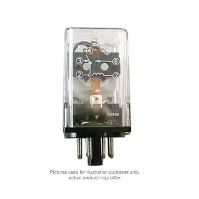 Relay -Octal Base - 120Vac Coil, Dpdt 10A (R02-11A10-120) 1