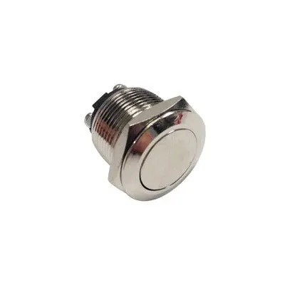 Push Button Switch - Spst 2A Off-(On), Low-Profile, Metal (R1400a) 1