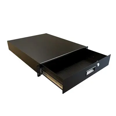 Locking Storage Drawer, 2U, 3.5"H,  22.25"D (Rdrw1900322bk1) 1