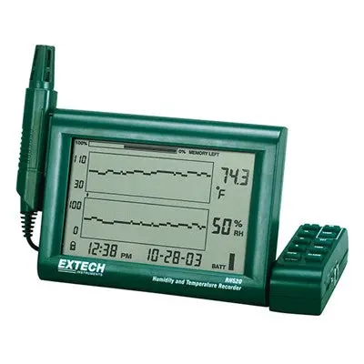 Humidity+Temperature Chart Recorder With Detachable Probe (Rh520a) 1