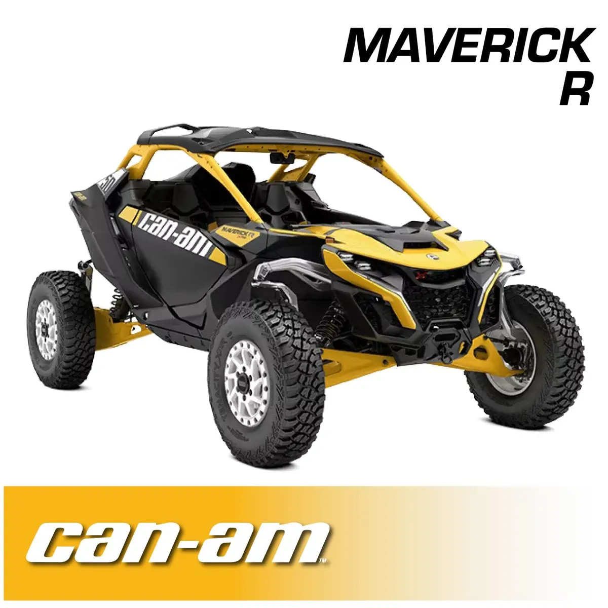 Rugged Radios Can-Am Maverick R Complete Communication Kit /W Rocker Switch Bluetooth Intercom & 2-Way Radio - Stx Stereo Remote Head / M1 Vhf Business Band / Top Mount 1