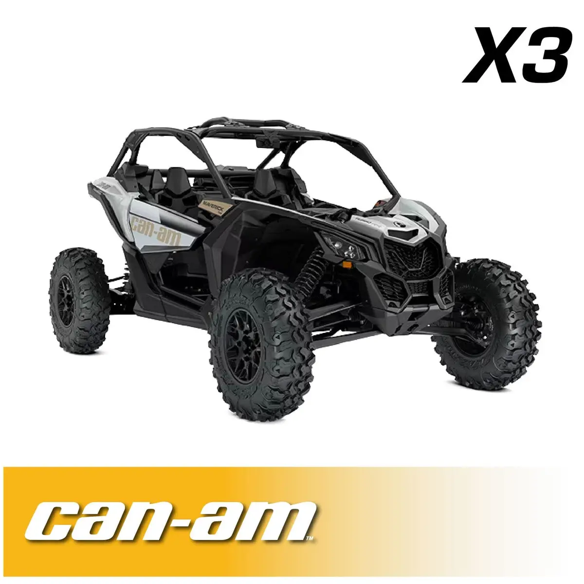 Rugged Radios Can-Am Maverick X3 Complete Communication Kit /W Bluetooth Intercom & 2-Way Radio - 696 Plus / M1 Vhf Business Band / Dash Mount 1