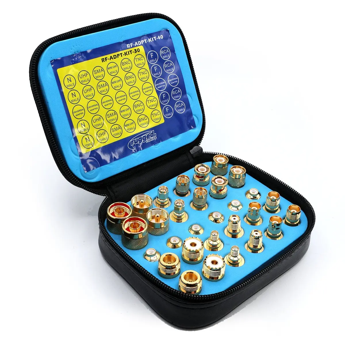 Rugged Radios Gold Plated Bnc & Nmo Antenna Connector Kit 1