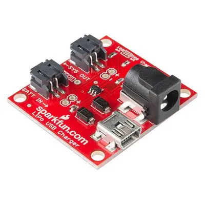 Lipo Battery Charger - Usb, Single Cell 100Ma/500Ma (Sf-Prt-12711) 1